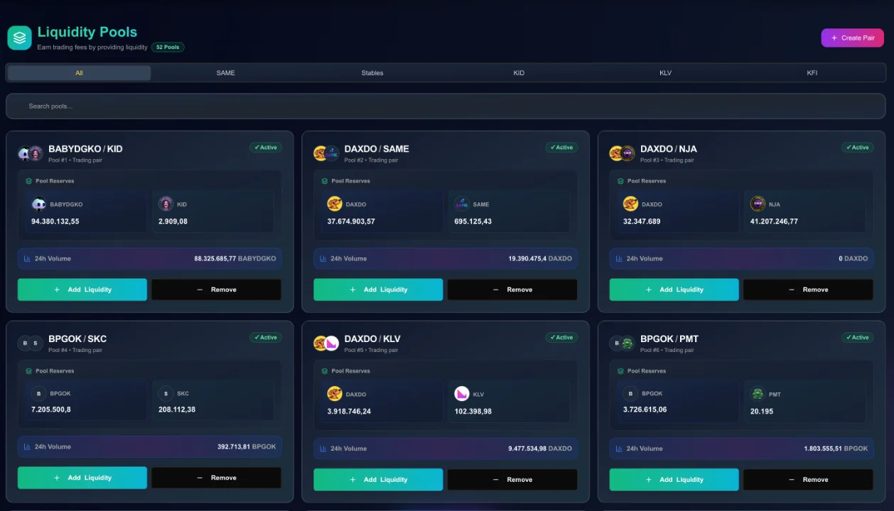 SAME DEX screenshot 1